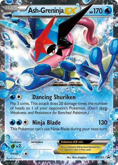 Ash-Greninja ex — XY Promos XY133