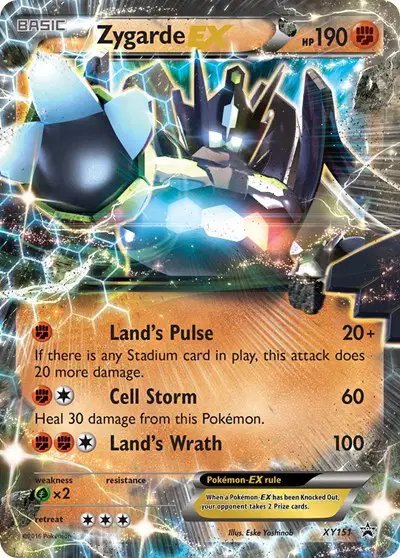 Zygarde EX (Shiny) — XY Promos XY151
