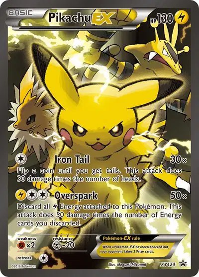 Pikachu EX — XY Promos XY124