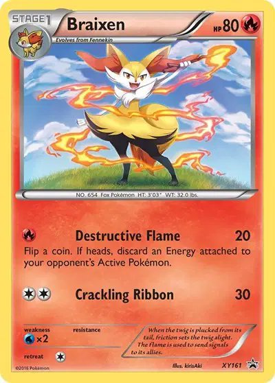 Braixen — XY Promos XY161