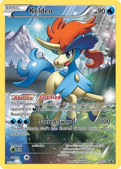 Keldeo — XY Promos XY118