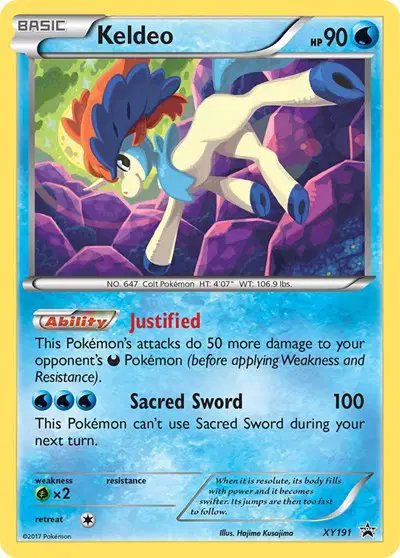 Keldeo — XY Promos XY191