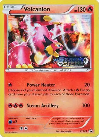 Volcanion (Staff Prerelease) — XY Promos XY145