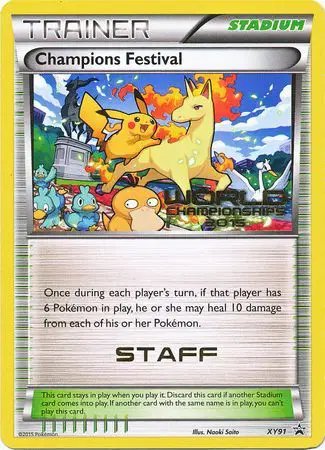 Champions Festival (2015) [Staff] — XY Promos XY91