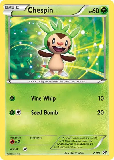 Chespin — XY Promos XY01