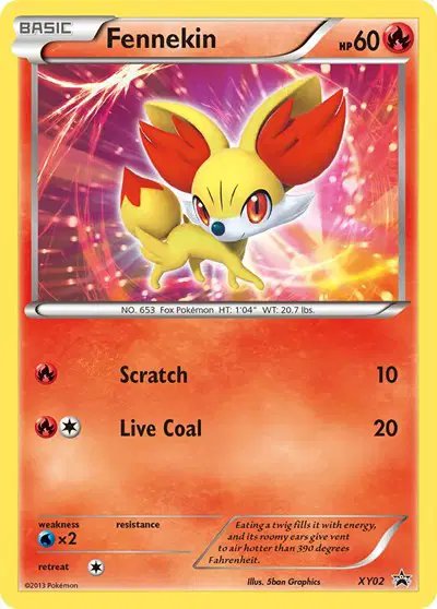 Fennekin — XY Promos XY02