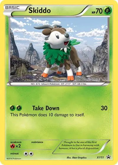 Skiddo — XY Promos XY11