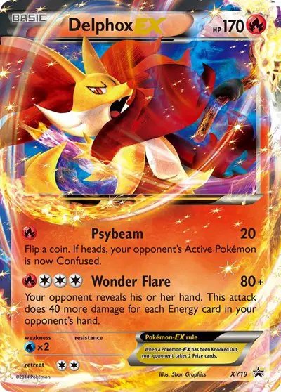 Delphox EX — XY Promos XY19