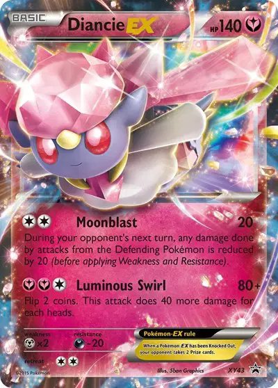 Diancie EX — XY Promos XY43
