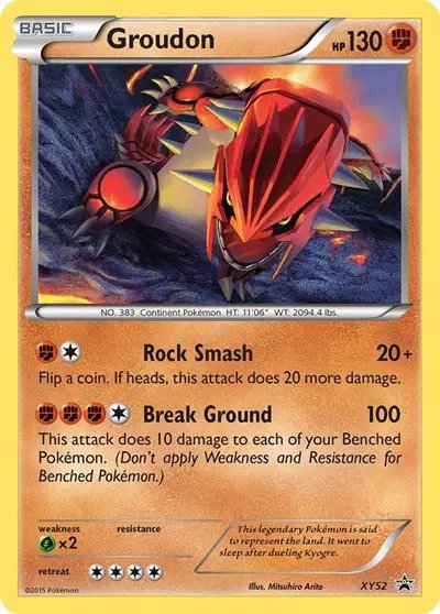 Groudon — XY Promos XY52