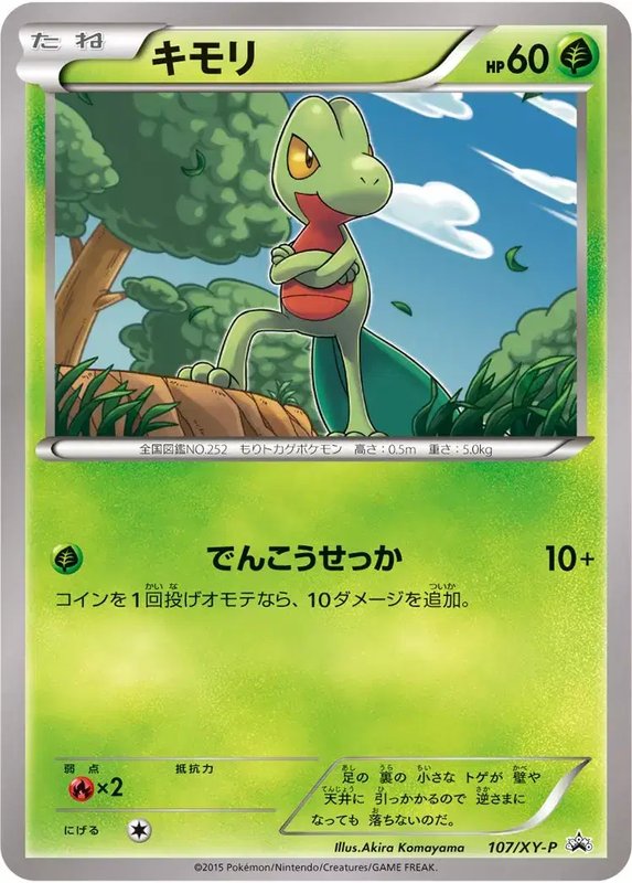 Treecko (JP) — XY Promos (JP) 107/XY-P